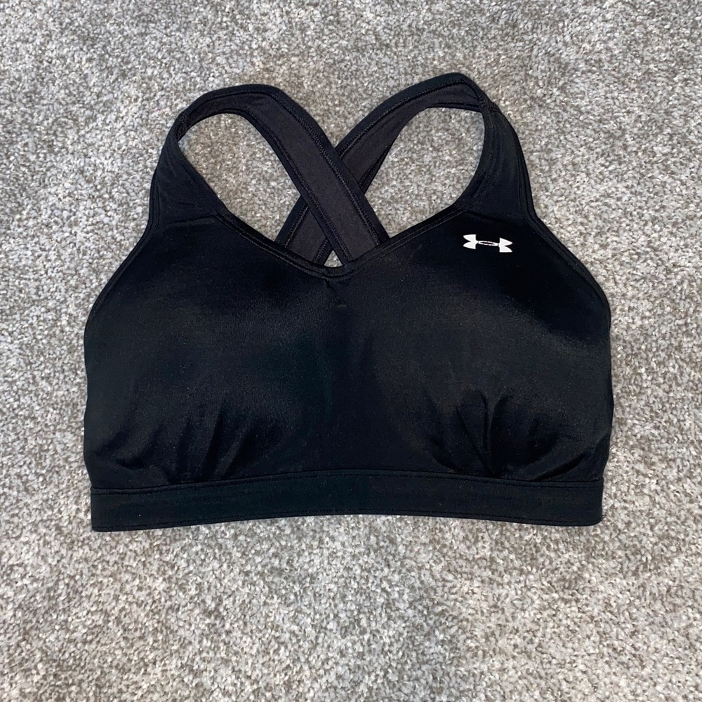 Black Under Armour Sports Bra